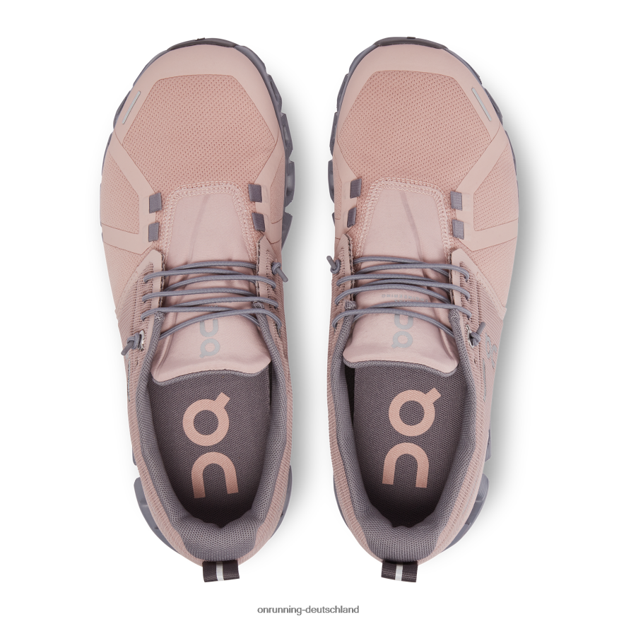 Frauen 4TJ868186 Rose/Fossil Wolke 5 wasserdicht On Running
