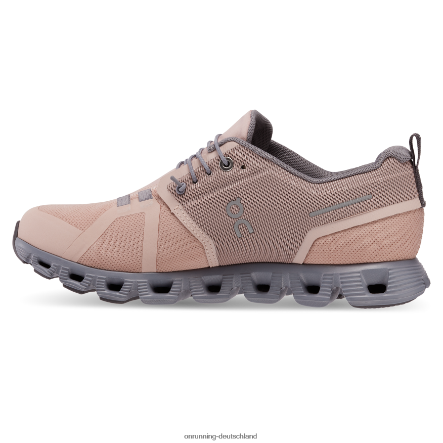 Frauen 4TJ868186 Rose/Fossil Wolke 5 wasserdicht On Running