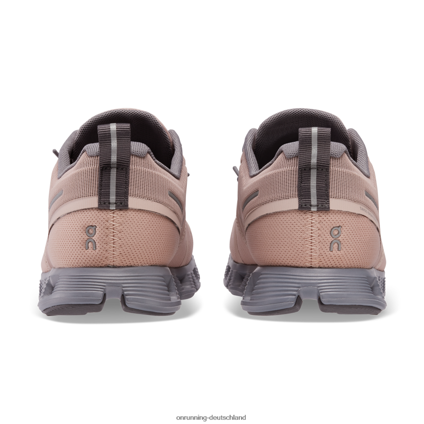Frauen 4TJ868186 Rose/Fossil Wolke 5 wasserdicht On Running