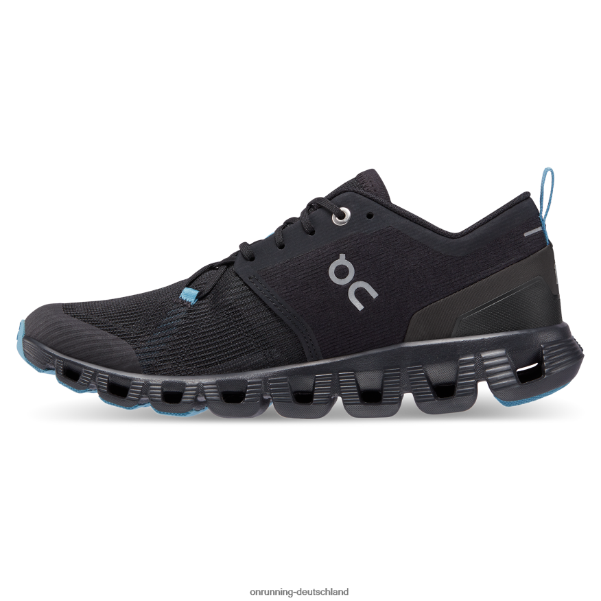Frauen 4TJ86811 Schwarz/Niagara Wolke x 3 Schicht On Running