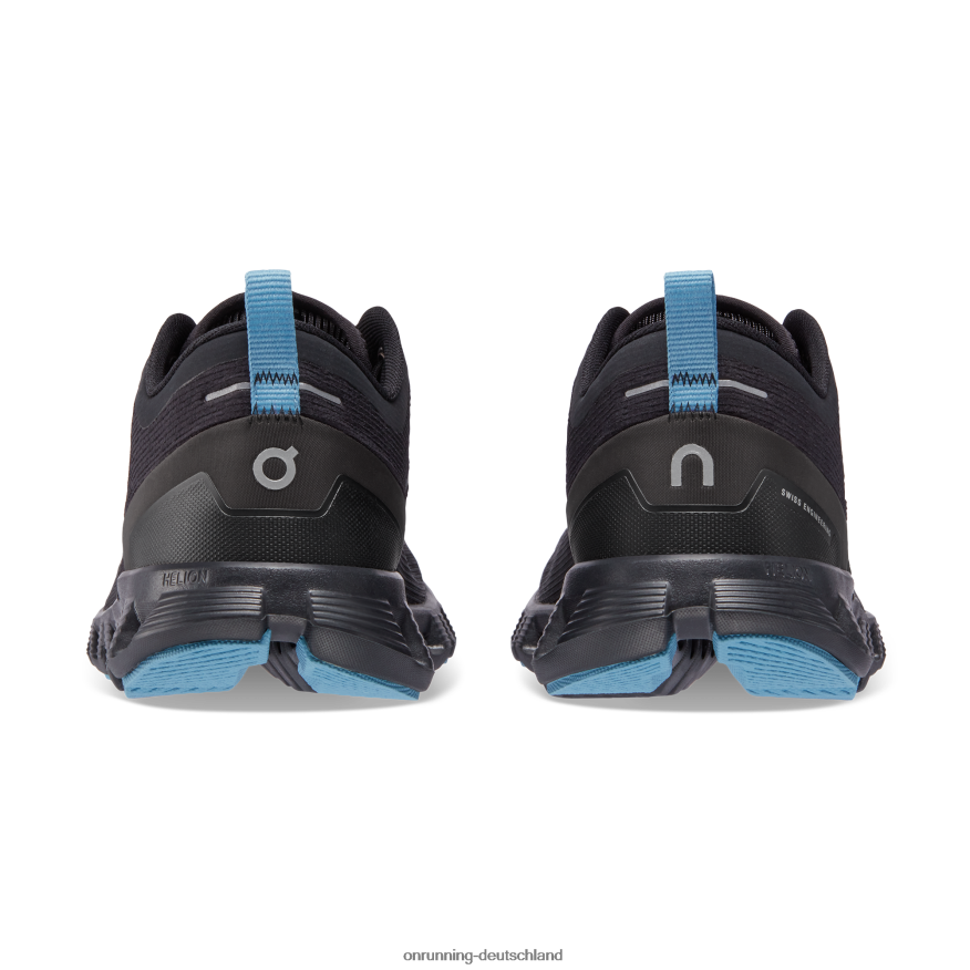 Frauen 4TJ86811 Schwarz/Niagara Wolke x 3 Schicht On Running
