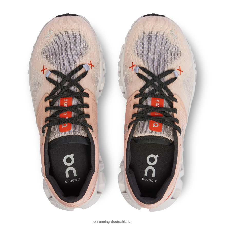 Frauen 4TJ86836 rosa/sand Wolke x 3 On Running