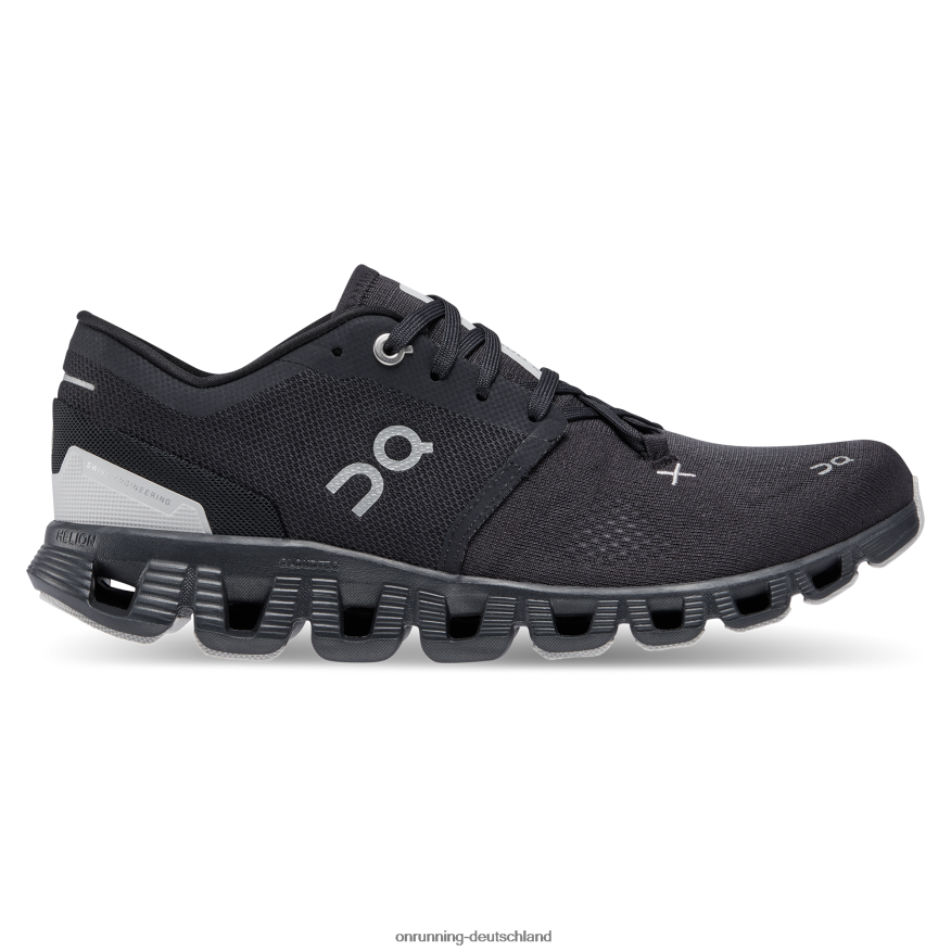 Frauen 4TJ86837 Schwarz Wolke x 3 On Running