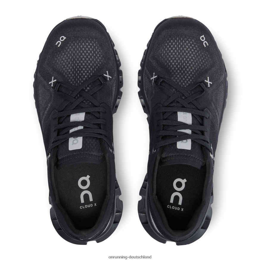 Frauen 4TJ86837 Schwarz Wolke x 3 On Running