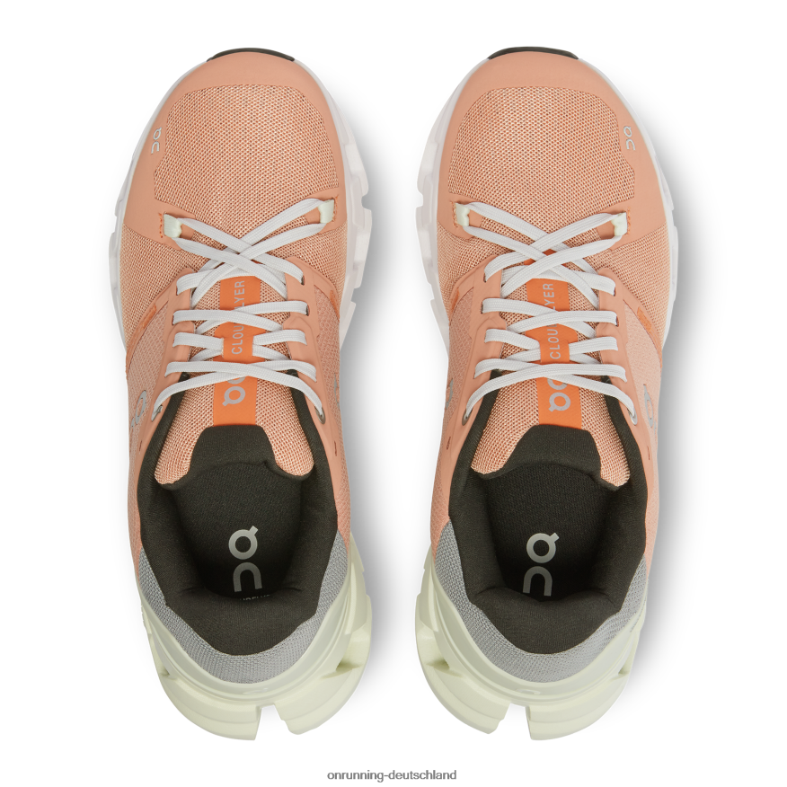 Frauen 4TJ868421 Pfirsich/Aloe Cloudflyer 4 On Running
