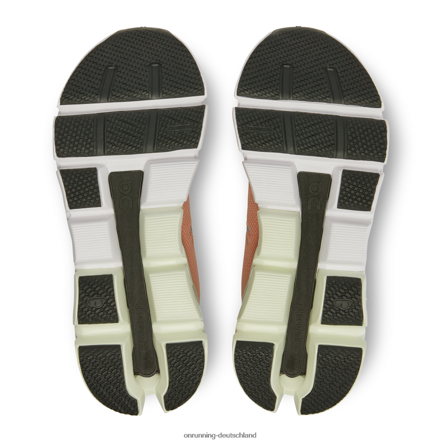 Frauen 4TJ868421 Pfirsich/Aloe Cloudflyer 4 On Running