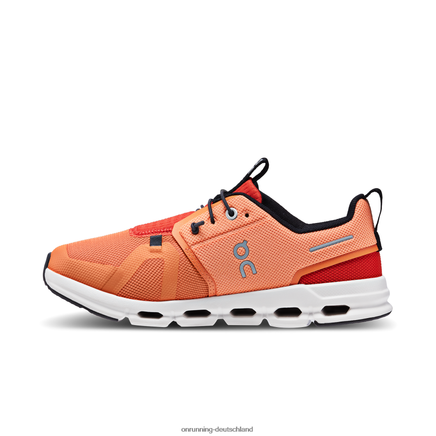 Kinder 4TJ868986 Orange Rot Wolkenhimmel On Running