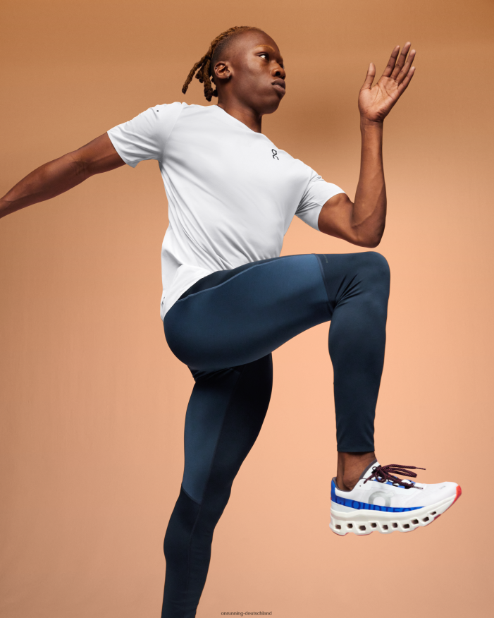 Männer 4TJ868780 Marine/Jeans Performance-Strumpfhose On Running