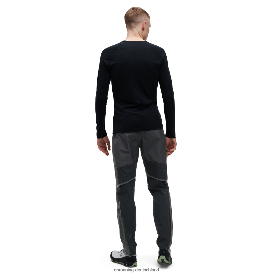 Männer 4TJ868927 Schwarz Sturmhose On Running