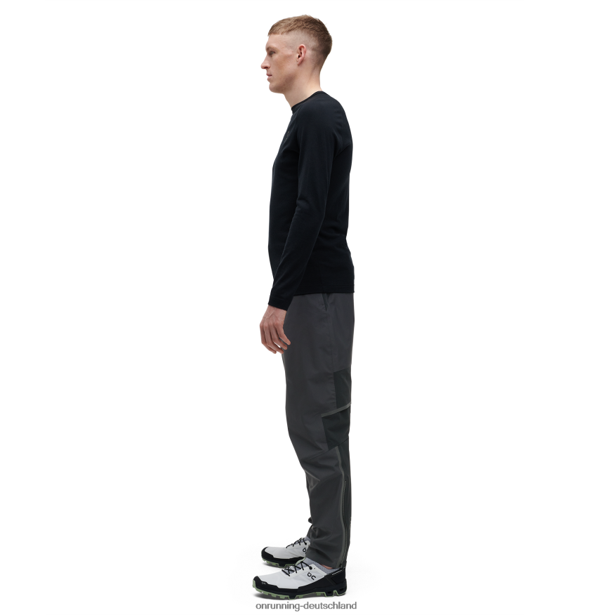 Männer 4TJ868927 Schwarz Sturmhose On Running