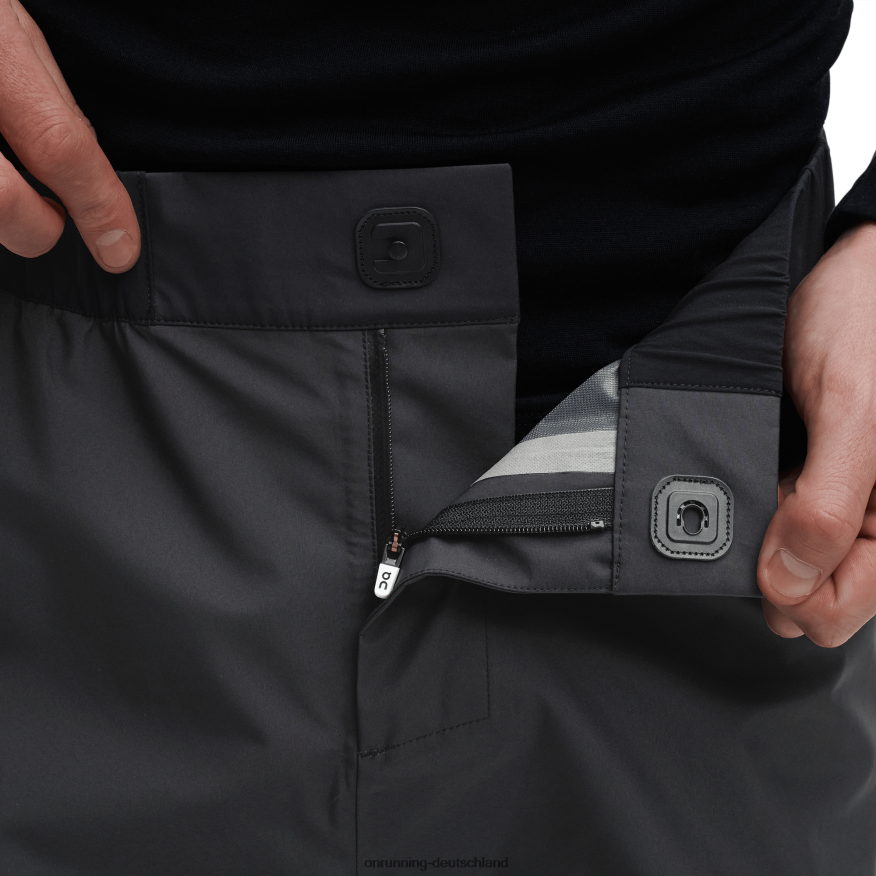 Männer 4TJ868927 Schwarz Sturmhose On Running
