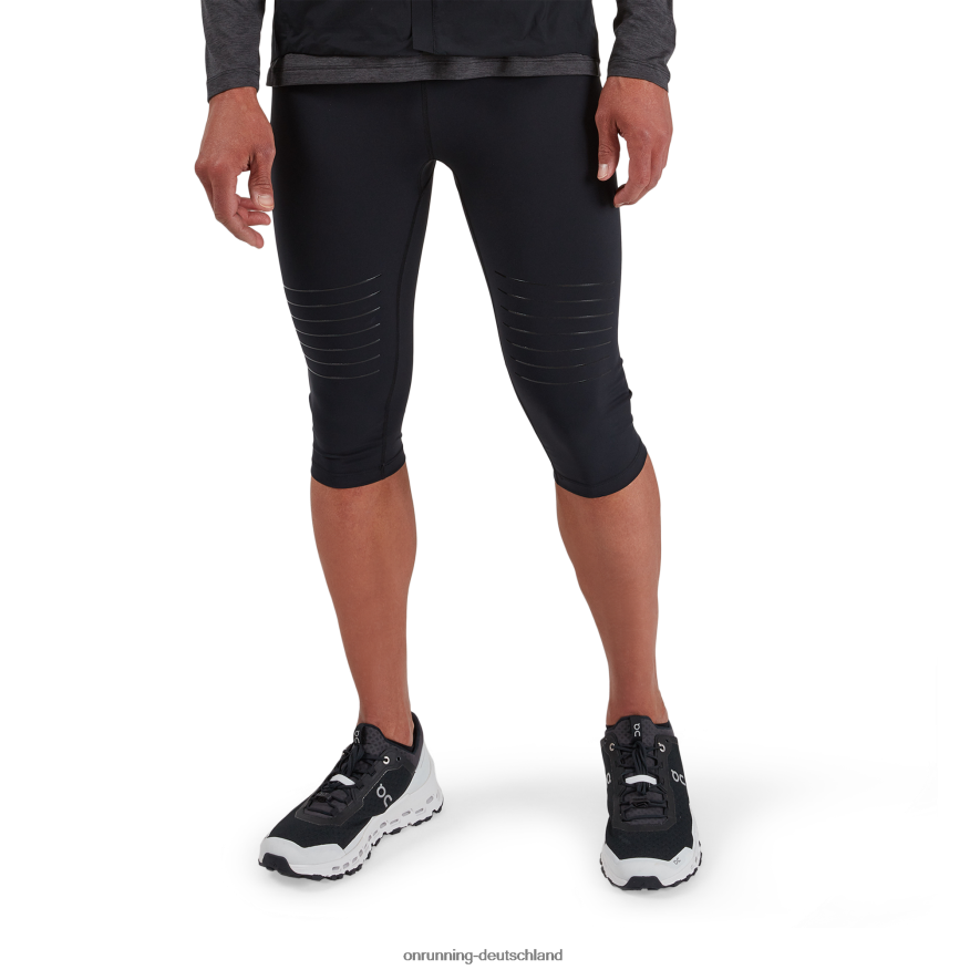 Männer 4TJ868972 Schwarz Trail-Strumpfhose On Running