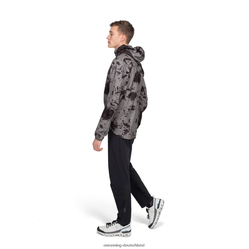 Männer 4TJ868631 Sonnenfinsternis/Schwarz wasserdichter Anorak On Running