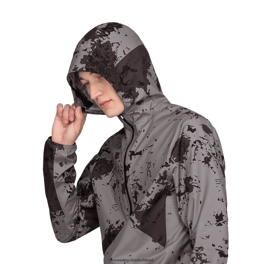 Männer 4TJ868631 Sonnenfinsternis/Schwarz wasserdichter Anorak On Running