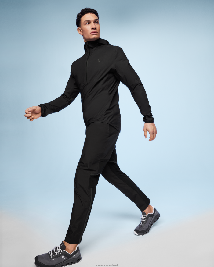 Männer 4TJ868633 Schwarz wasserdichter Anorak On Running