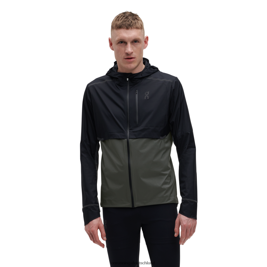 Männer 4TJ868721 schwarzer Schatten Wetterjacke On Running