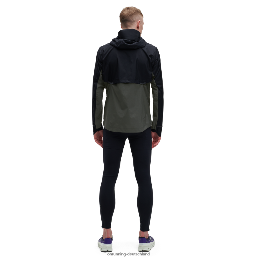 Männer 4TJ868721 schwarzer Schatten Wetterjacke On Running