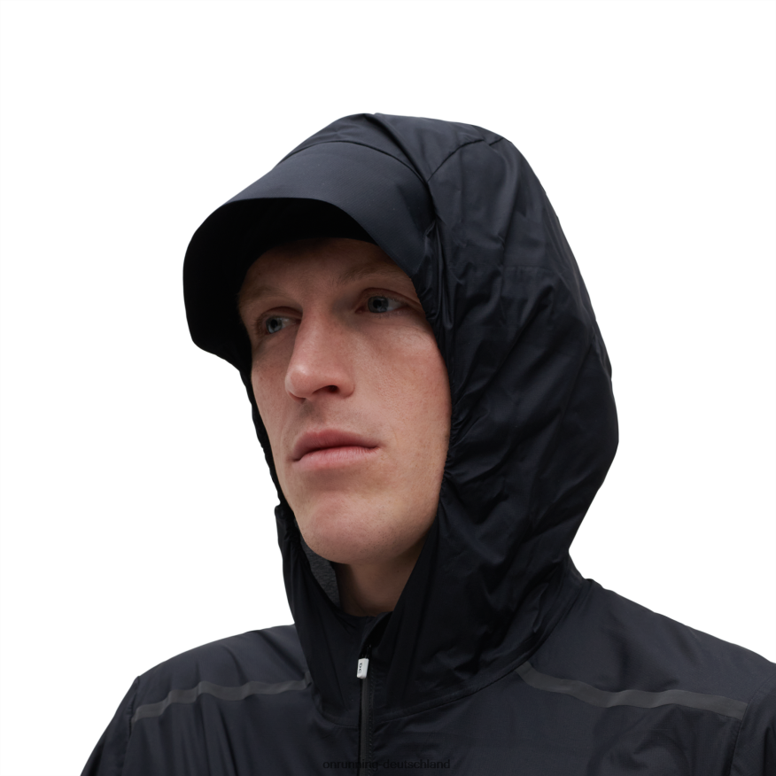 Männer 4TJ868721 schwarzer Schatten Wetterjacke On Running