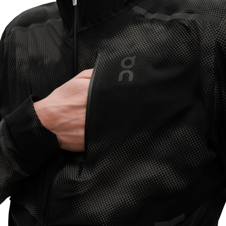 Männer 4TJ868901 Schwarz Wetterjacke Lumos On Running