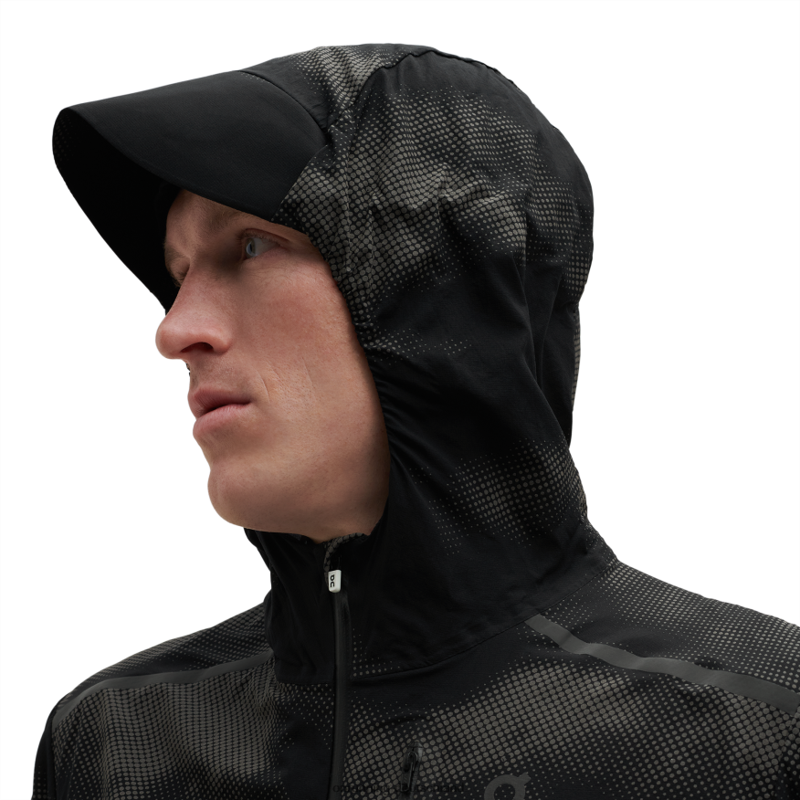 Männer 4TJ868901 Schwarz Wetterjacke Lumos On Running