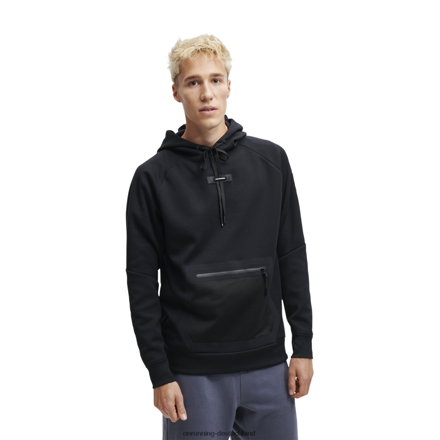 Männer 4TJ868554 Schwarz Kapuzenpullover On Running