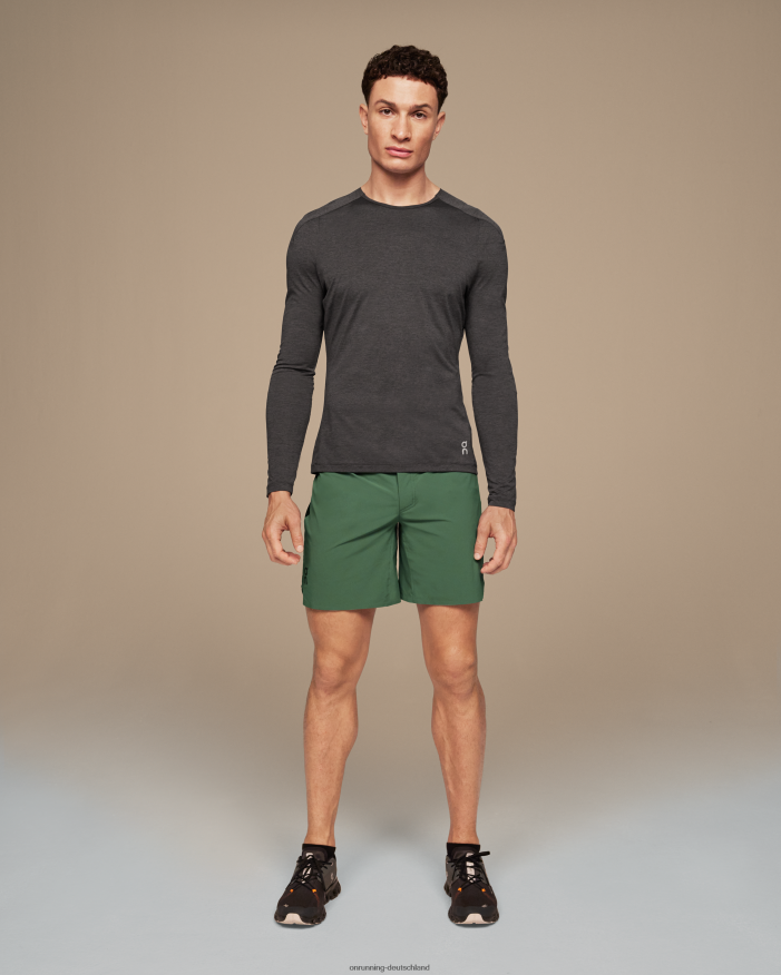 Männer 4TJ868621 Efeu/Schwarz leichte Shorts On Running
