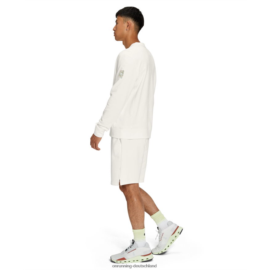 Männer 4TJ868634 ungefärbt-weiß Sweat-Shorts On Running