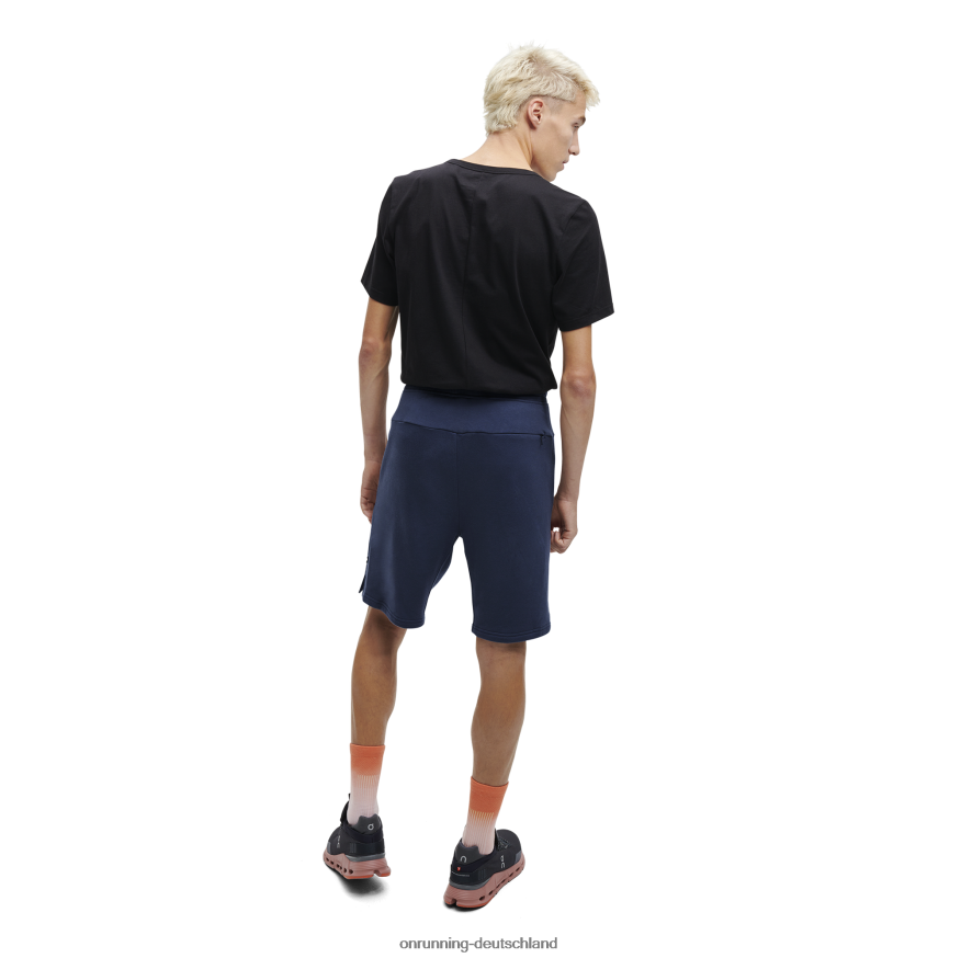 Männer 4TJ868635 Marine Sweat-Shorts On Running