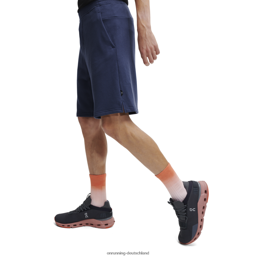 Männer 4TJ868635 Marine Sweat-Shorts On Running