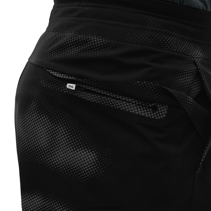 Männer 4TJ868902 Schwarz Hybrid-Shorts Lumos On Running