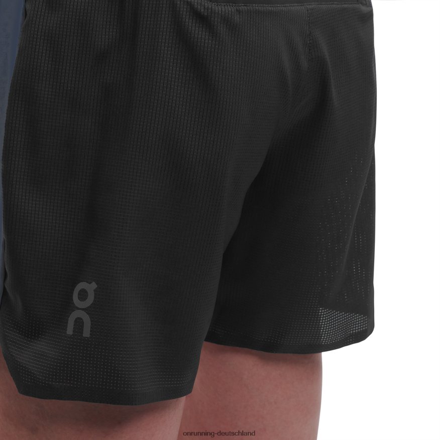 Männer 4TJ868930 Denim/Schwarz 5 leichte Shorts On Running