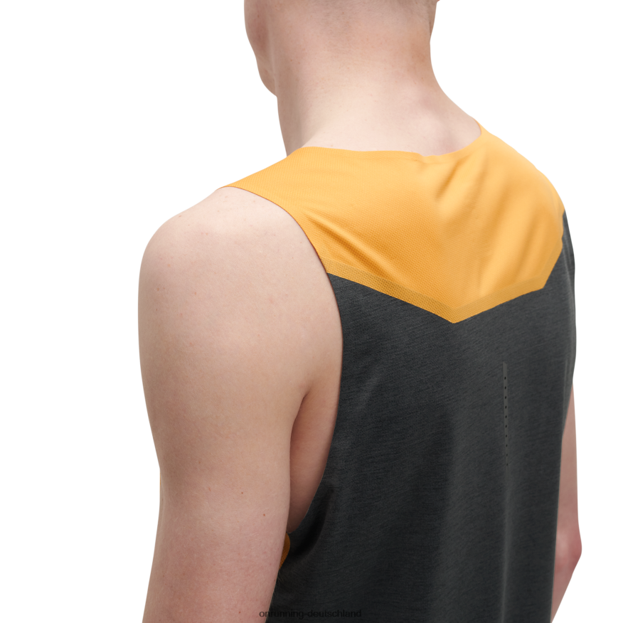 Männer 4TJ868614 mango/schwarz Tank-t On Running