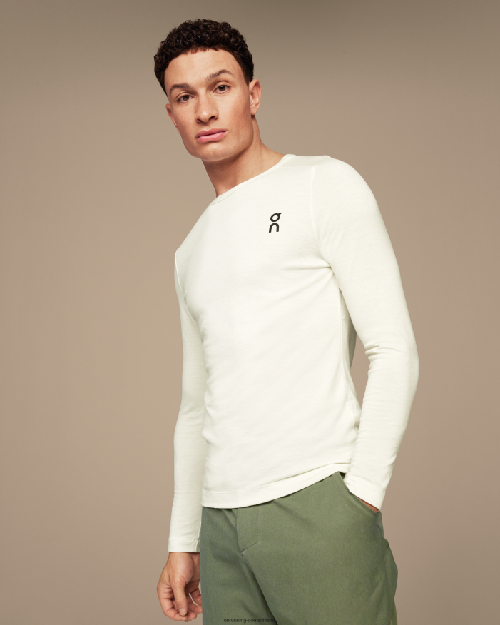 Männer 4TJ868771 Weiß Merino-Long-T On Running