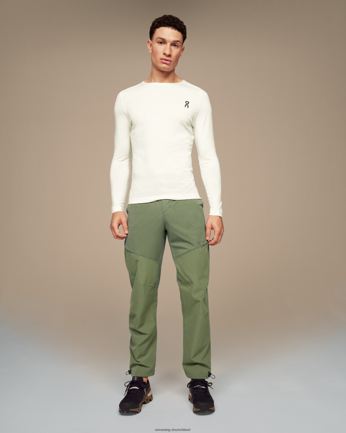 Männer 4TJ868771 Weiß Merino-Long-T On Running