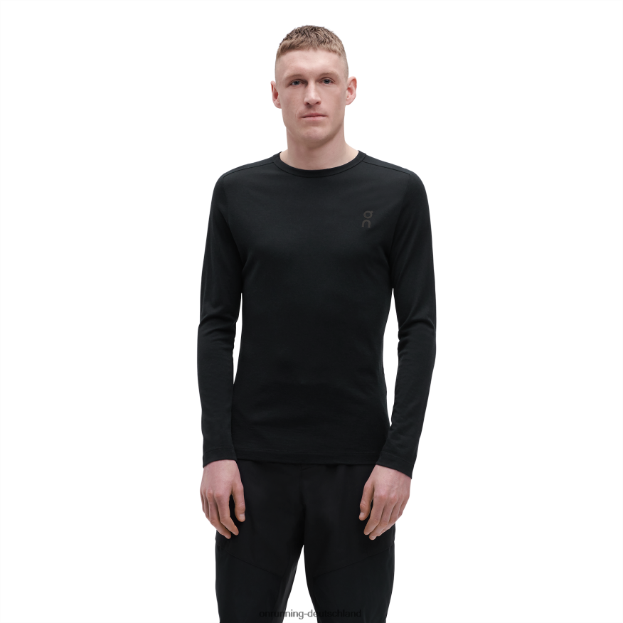 Männer 4TJ868773 Schwarz Merino-Long-T On Running
