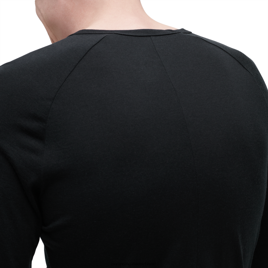 Männer 4TJ868773 Schwarz Merino-Long-T On Running
