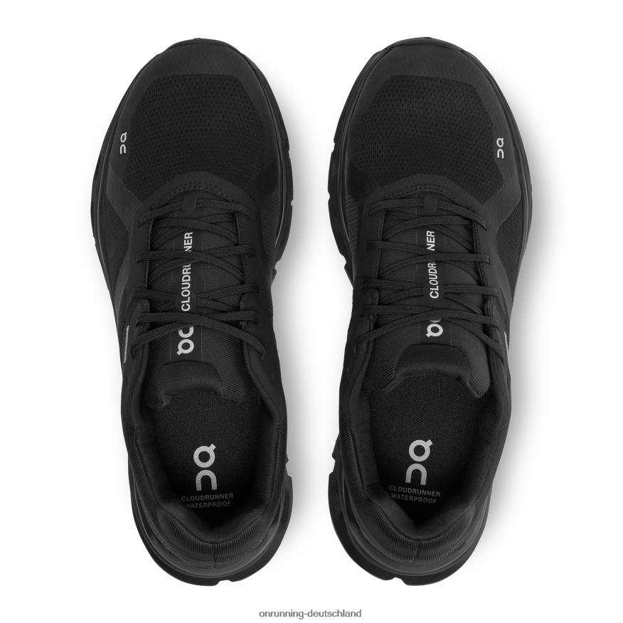 Männer 4TJ868850 Schwarz Cloudrunner wasserdicht On Running