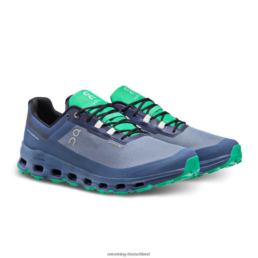 Männer 4TJ868556 Metall/Jeans cloudvista wasserdicht On Running