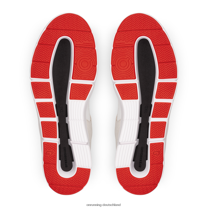 Männer 4TJ868918 weiß Rot Das Roger Clubhaus On Running
