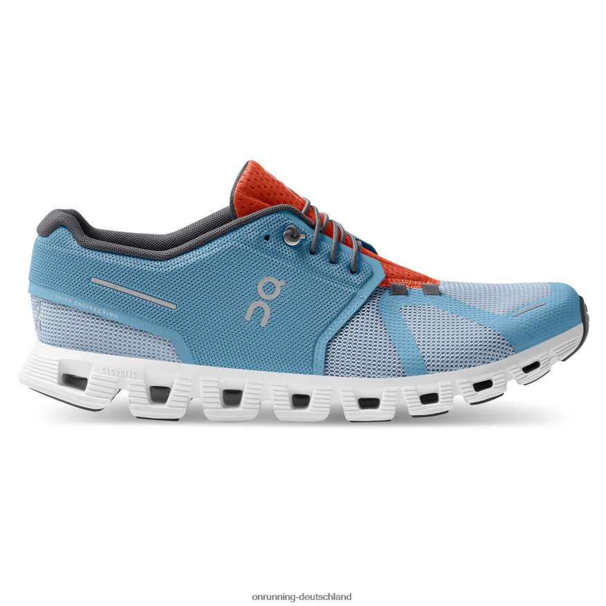 Männer 4TJ868686 Niagara/Chambray Wolke 5 drücken On Running