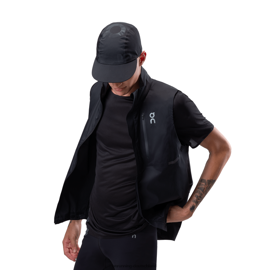 4TJ868448 Schwarz Null-Kappe On Running