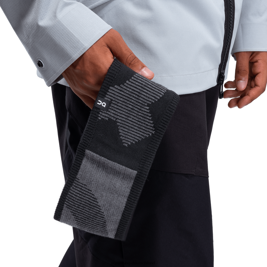 4TJ86897 rock/schwarz Explorer-Merino-Stirnband On Running