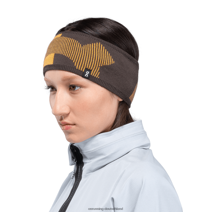 4TJ86898 Mango/Dorn Explorer-Merino-Stirnband On Running