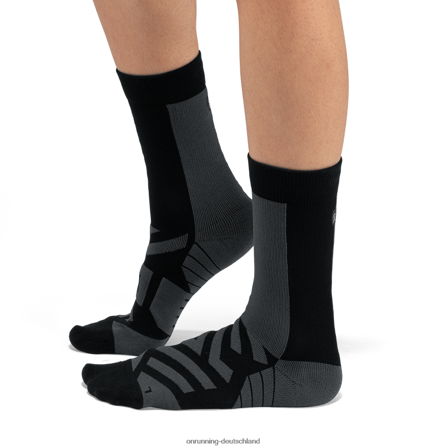 4TJ868212 schwarzer Schatten Performance-Hohe Socke On Running