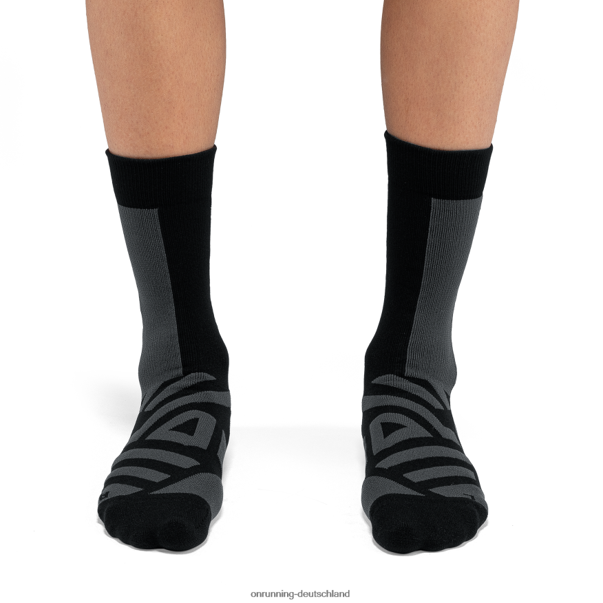4TJ868212 schwarzer Schatten Performance-Hohe Socke On Running
