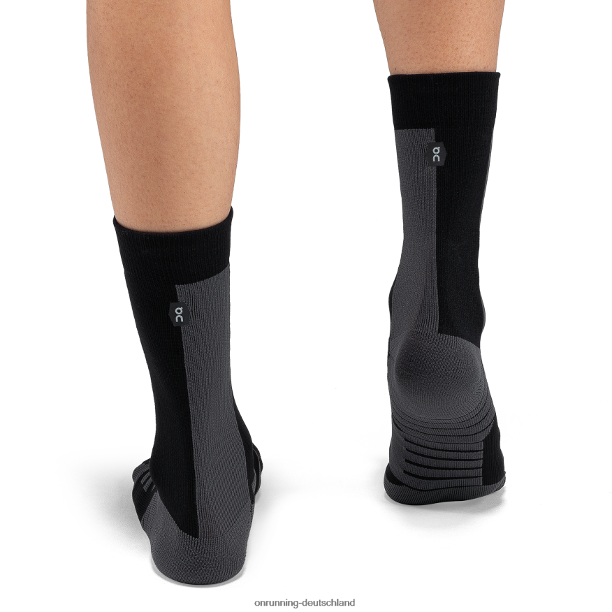 4TJ868212 schwarzer Schatten Performance-Hohe Socke On Running