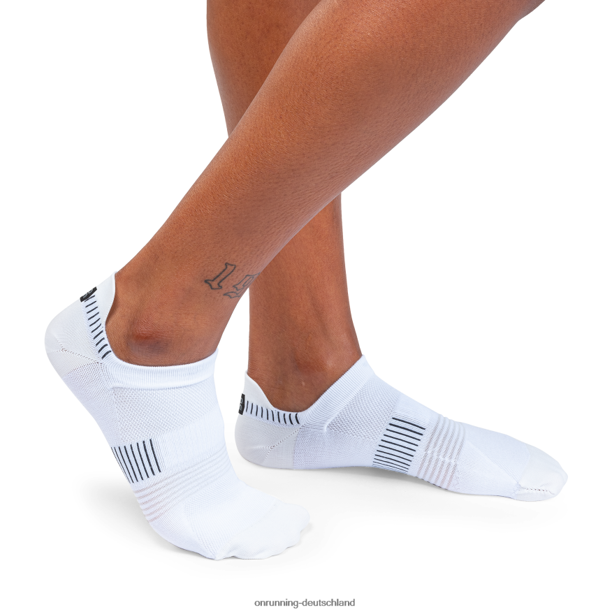 4TJ868498 weiß schwarz ultraleichte niedrige Socke On Running