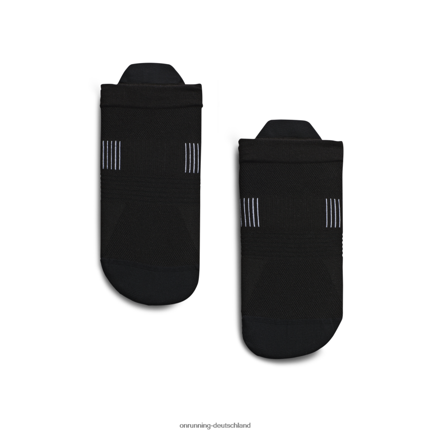 4TJ868499 Schwarz-Weiss ultraleichte niedrige Socke On Running