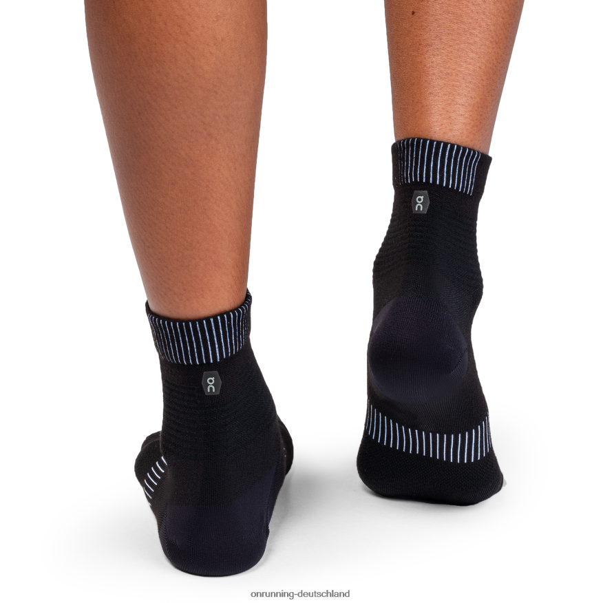 4TJ868501 Schwarz-Weiss Ultraleichte Mittelsocke On Running