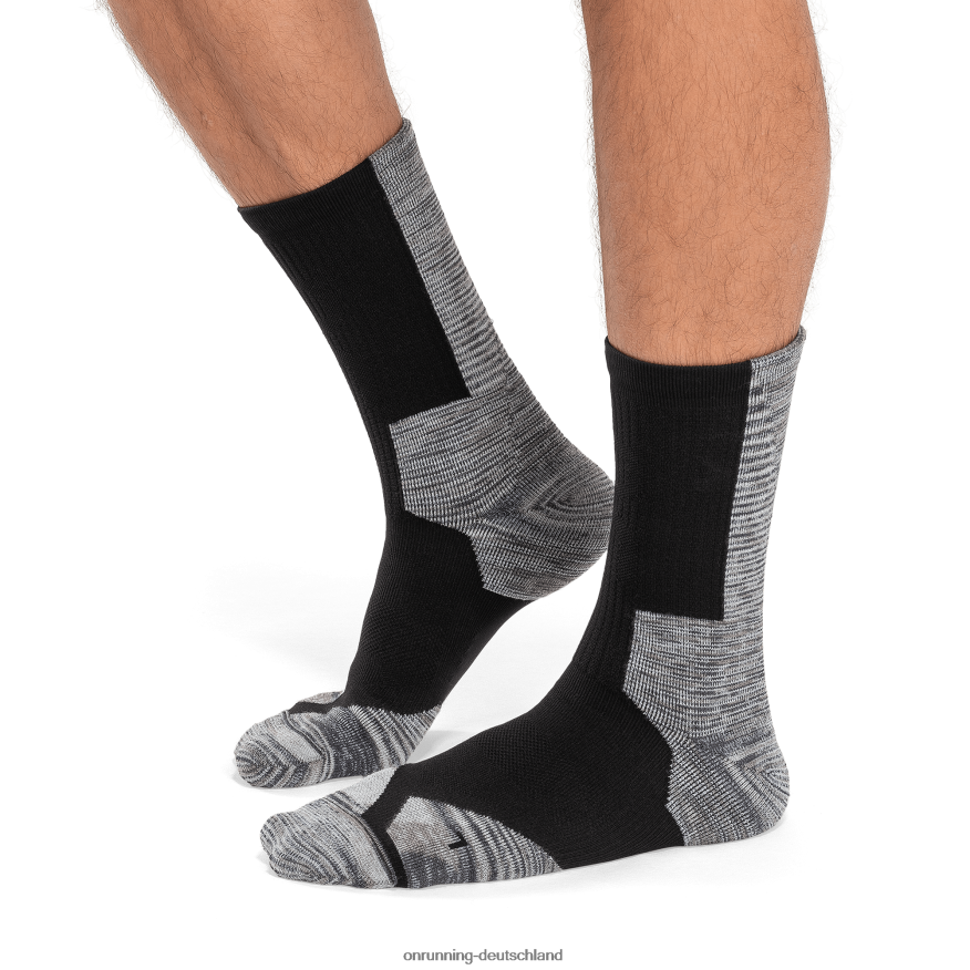 4TJ868600 Schwarz/Gletscher Explorer-Merino-Socke On Running